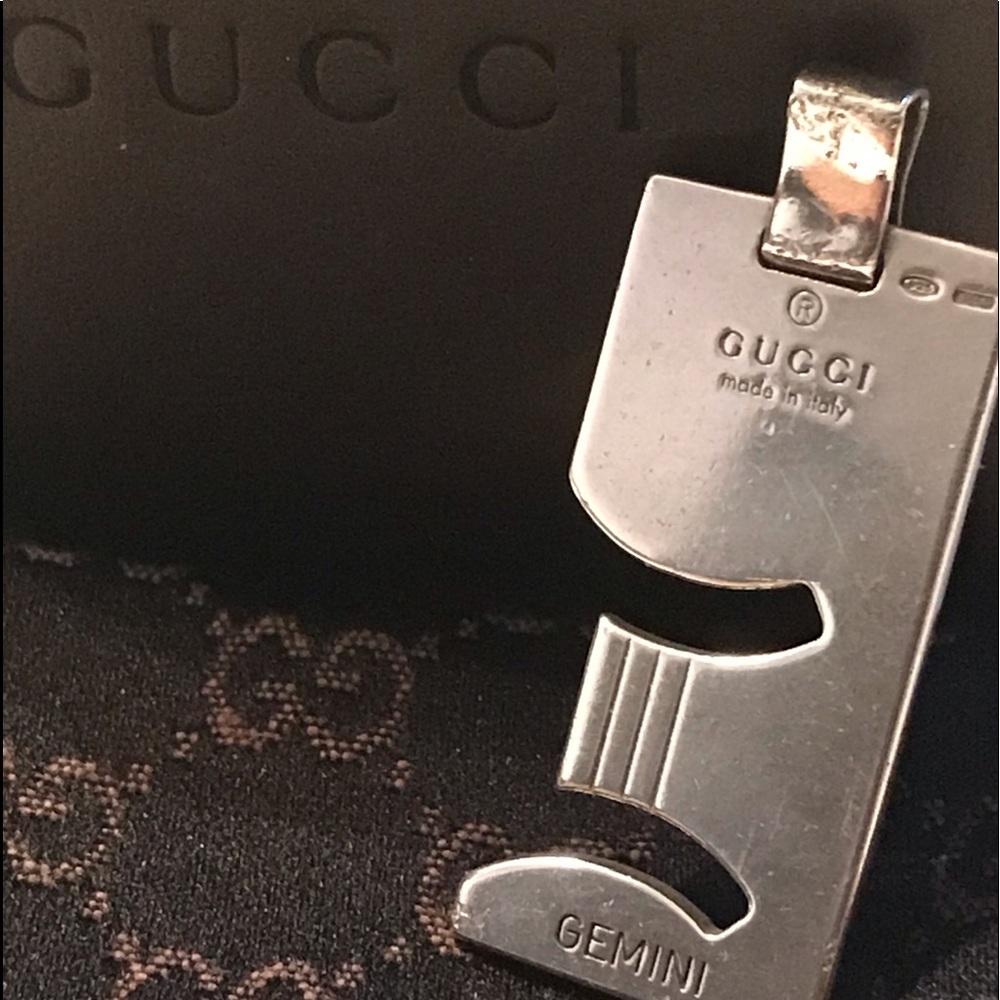 Gucci Gemini 925 Silver Pendant